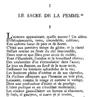 Opening Section of Hugo's La Légende des siècles: D'Ève à Jésus (en francais)
