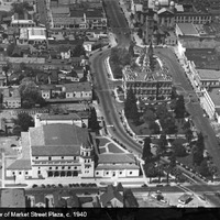 Market Street Plaza, San José, 1940
