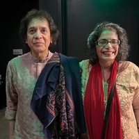 Sunita Sohrabji Backstage with Zakir Hussain