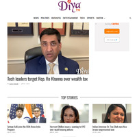 Diya TV website screenshot 